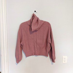 Pink Crop Sweater from Japan